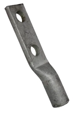 Burndy YA28A5 Compression Lug 4/0 AWG 2 Hole 1/2 Inch Stud White Dual Rated AL - Image 1 of 4