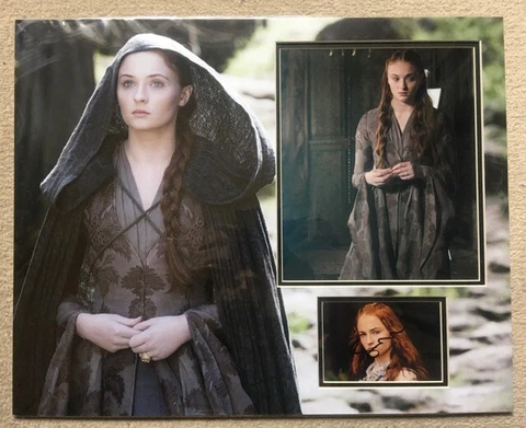 SOPHIE TURNER SIGNED GAME OF THRONES PHOTO MOUNT UACC REG 242 Cover