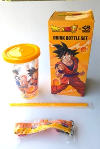 NEW IN BOX Dragon Ball Z Large Drinking Cup w Straw Strap etc in Box - Picture 1 of 5