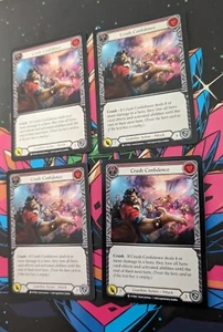 FAB Welcome to Rathe unlimited CRUSH CONFIDENCE x 4  NM (RED) - Imagen 1 de 1