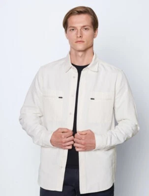 AlphaTauri Designer Overshirt with Zip Pockets Men's XL Foto 1 de 4