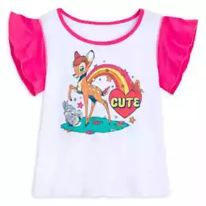 ¡Nuevo con etiquetas!¡! Camiseta Bambi para Niñas - Sensorial Friendly, talla 7/8 nueva con etiquetas - Imagen 1 de 4