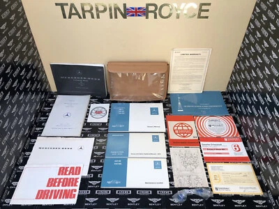 1973 Mercedes-Benz 280S 450SE 450SEL Conjunto Manual do Proprietário Becker Clear Service DT13 - Imagem 1 de 4