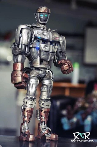3A THREEA 1/6 : FIGURE REAL STEEL ATOM NEW ( UNOPENED ) Cover