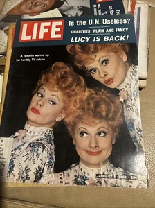 1962 Jan 5 LIFE Magazine VG+ 4.5 Lucielle O'Ball / I Love Lucy - Picture 1 of 1