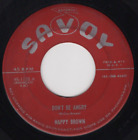 Couche marron - Don't Be Angry 1955 Savoy R&B Soul très bon état