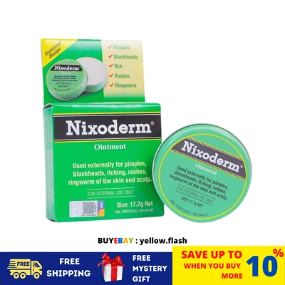 Nixoderm Ointment Skin Problems Acne Rashes Eczema & Ringworm 17.7g Herbs - Image 1 of 4