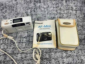 SAMSUNG AF-MINI  35mm COMPACT CAMERA AF 35mm MACRO f3.5 Pearl Gold Very Rare - Picture 1 of 5
