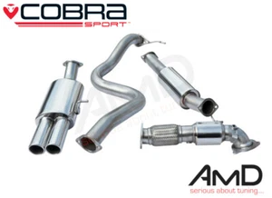 Cobra Sport Fiesta ST180 Full Exhaust Resonated Cat Back Sport Cat FD66a - Picture 1 of 3