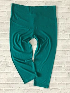 Manou Lenz Leggings Kurze Hose Caprihose grün 42 Stretch Neu Jersey - Bild 1 von 5
