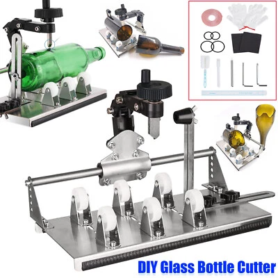 DIY Glass Bottle Cutting Tool Upgraded Round Square Oval Glassbottle Cutter Set - image 1 of 4