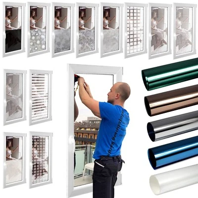6,57€/m² Fensterfolie Sichtschutzfolie Milchglasfolie selbstklebend Fenster - Bild 1 von 4