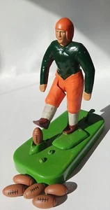 VTG Cast Iron Footballer toy 1920's WOOLSEY cast iron mechanical football player - Picture 1 of 4