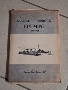 PIANI COSTRUTTIVI MODELLISMO NAVALE-CACCIATORPEDINIERE FULMINE 1898/1921- - Foto 1 di 5