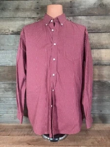 Camisa a Cuadros LL BEAN Rojo Ladrillo AJUSTE TRADICIONAL Abotonada REG XL ALGODÓN - Bonita - Imagen 1 de 10