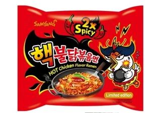 Samyang Hak Buldak Fire Hot Spicyx2 Chicken Flavor Korean Black Noodle Ramen - Picture 1 of 1