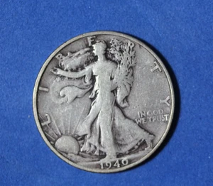 Mezzo dollaro 1940-S Walking Liberty #P32392 - Foto 1 di 2