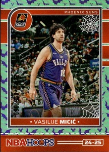 2024-25 Panini Haunted Hoops Holo Bats #190 - Vasilije Micic [/399] - Foto 1 di 2