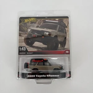 Hot Wheels 1/43 Premium 2000 Toyota 4Runner Sr5 piloti reali #16 NUOVO SIGILLATO scatola - Foto 1 di 4