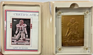 1994 HIGHLAND MINT DEION SANDERS 1989 TOPPS BRONZE RC CARD #/2500 FALCONS - Picture 1 of 2