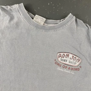 Vintage Ron Jon Surf Shop T-Shirt Herren Medium Blue Distressed Fade Worn In - Bild 1 von 7