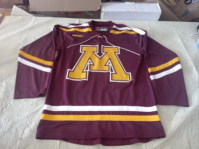 Nike Minnesota Golden Gophers Hockey Jersey Mens Small Clean Red Clean Wcha Ccha - Image 1 of 4
