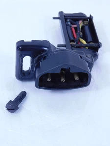 Vintage SINGER Sewing Machine Female Bakelite Plug & Mounting Bracket - Picture 1 of 10