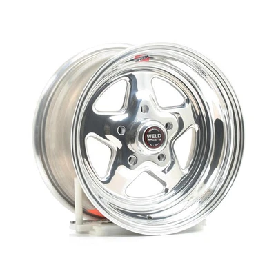 Weld Racing Wheel Prostar Aluminum Polished 15"x8" 5x4.75" BC 4.5" Backspace EA Foto 1 de 4