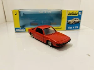 Solido 1/43 Scale No.33 Fiat X 1/9 - Red - Boxed - Picture 1 of 11