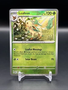 Leafeon Master Ball Pattern 005/131 Sv: Prismatic Evolutions Holo - Picture 1 of 3
