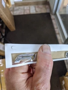 2013-2018 Ford Fusion Emblem Logo Letter Symbol Badge Trunk Rear Chrome OEM F - Picture 1 of 1