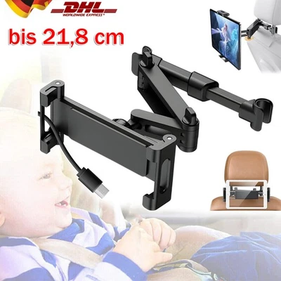 Kopfstützen Halterung Tablet Halter KFZ Auto Smartphone Handy Tab iPad Universal - Bild 1 von 4