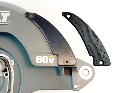 Sierra DeWalt FlexVolt DCS577 - Cubierta deflectora de puerto de polvo Foto 1 de 3