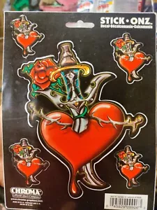 Bleeding Heart Window Decal Bumper Sticker for Car/Truck/Motorcycle/Laptop 9906 - Foto 1 di 4