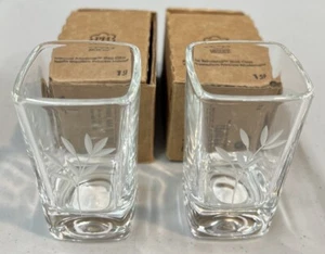 2) 159 Princess House Moderna Heritage cristal chupito nuevo en caja retirado dos piezas - Imagen 1 de 4