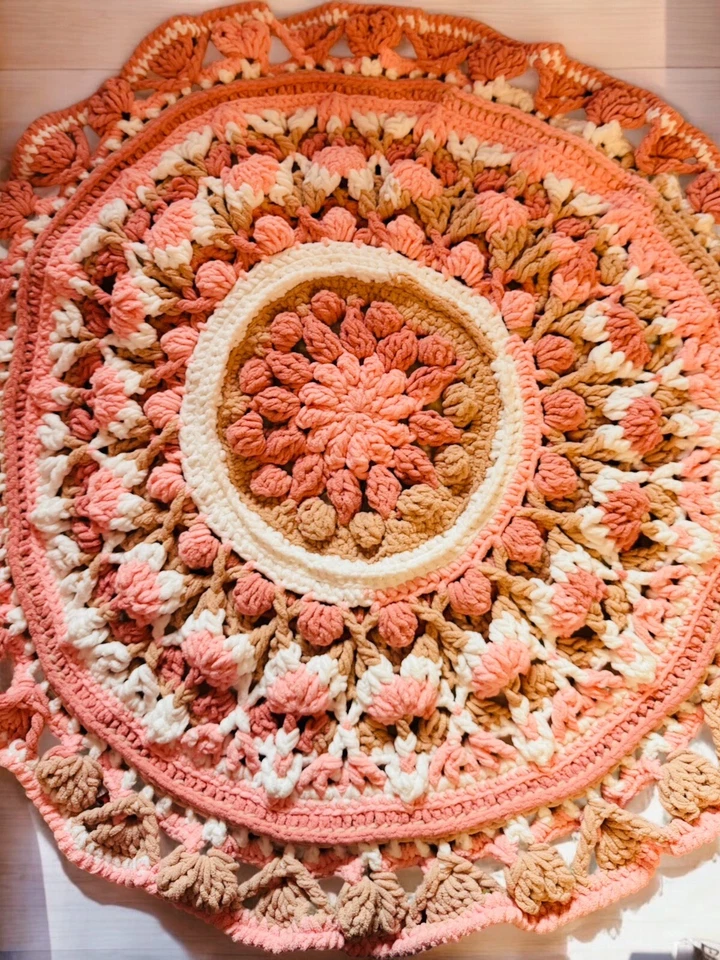Mandala for Baby -Kids-Home room decorations Baby Pink - Image 1 of 4