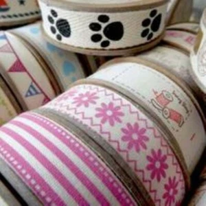 5m Natural Cotton Ribbon Reel Decorative Novelty Printed India Tape 57 TYPE 922 - Picture 1 of 67