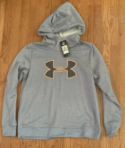 Under Armour Women's Fleece Big Logo Hoodie 1317891-421 Large NWT $55 - Picture 1 of 1
