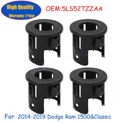 Front Rear Bumper Park Assist Sensor Bezel for 2014-2019 Dodge Ram 1500&Classic - Image 1 of 4