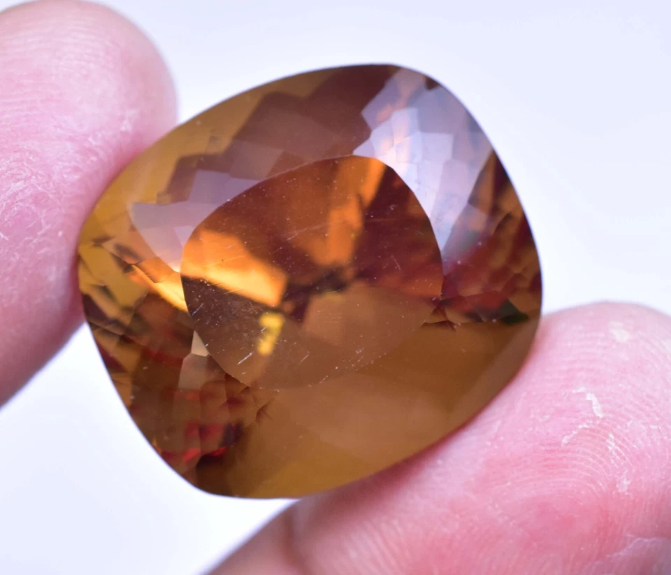 Piedra preciosa natural DIASPORE 50,00 quilates cambio de color corte cojín rara encontrada CERTIFICADA Foto 1 de 4