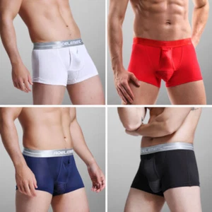 Boxer uomo intimo supporto scroto borsa traspirante marsupio a U pantaloncini mutandine sexy - Foto 1 di 18