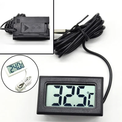 Thermometer Messgerät mit wasserdichter Sonde Mini LCD Zubehör Teil Nützlich - Bild 1 von 2
