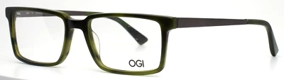 Gafas de borde completo rectangulares verdes para hombre OGI 9248 2284 53-18-150 B:35 Foto 1 de 4