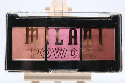 Milani Cheek Kiss Powder Blush Trio 120 Golden Hour Glow 0.26 oz. New - Image 1 of 4