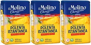 il Molino Chiavazza Instant Polenta 500g (Pack of 3) | Polenta Istantanea - Picture 1 of 4
