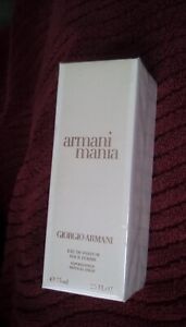 vintage Giorgio Armani Mania pour Femme EDP  2.5 oz / 75 ML new & sealed 4 women