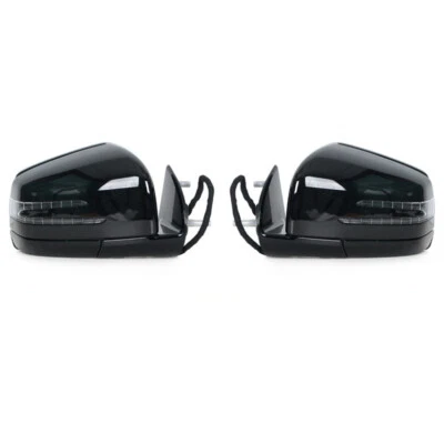 Rear View Side Mirror Assembly Black For Mercedes Benz W164 X164 ML GL 2005-2011 Foto 1 de 4