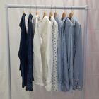 Bundle 6x Shirts Size S Blue White Levi's Tommy Hilfiger Ralph Lauren RMF06-LR