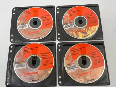 Microsoft SQL Server 2005 Enterprise Edition 4-Disc DVD Set Windows PC Software - Image 1 of 4