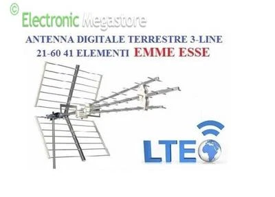 EMMEESSE Antenne 3-line Emme Esse 45BSL DIGITALE TERRESTRE LTE FREE